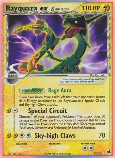 Rayquaza ex (Delta Species) 97/101 — EX Dragon Frontiers
