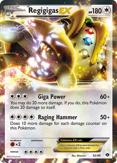 Regigigas EX 82 — Next Destinies
