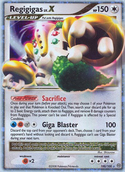 Regigigas Lv.X 100 — Stormfront