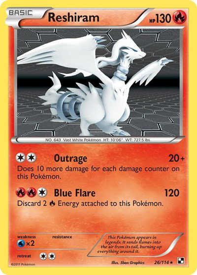 Reshiram 26 — Black and White