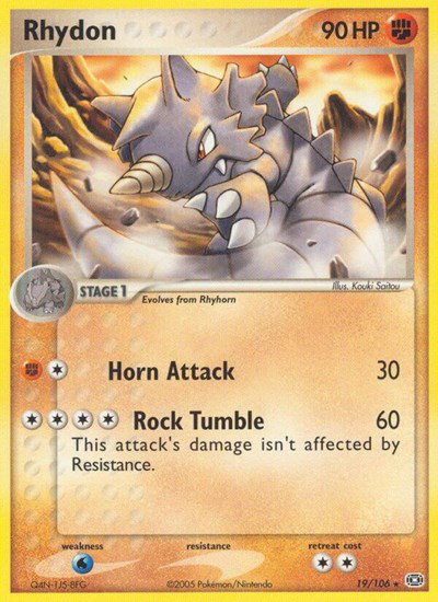 Rhydon 19 — EX Emerald