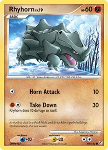 Rhyhorn 95 — Diamond and Pearl