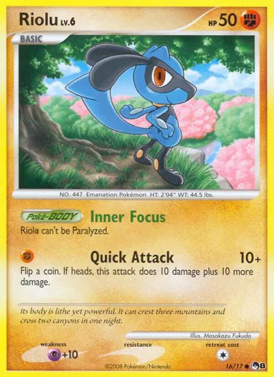 Riolu - 16 - POP Series 8 Pokemon - Collectr Riolu - 16 - POP Series 8 Pokemon - Collectr
