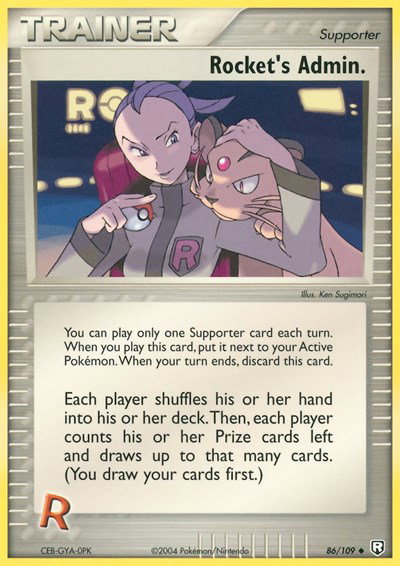 Rocket's Admin. 86 — EX Team Rocket Returns