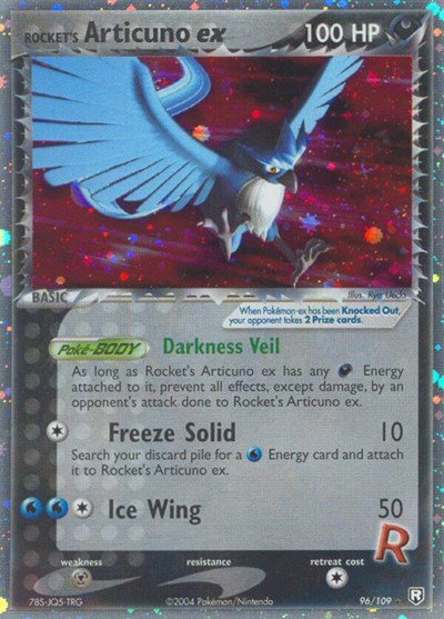 Rocket's Articuno ex 96 — EX Team Rocket Returns