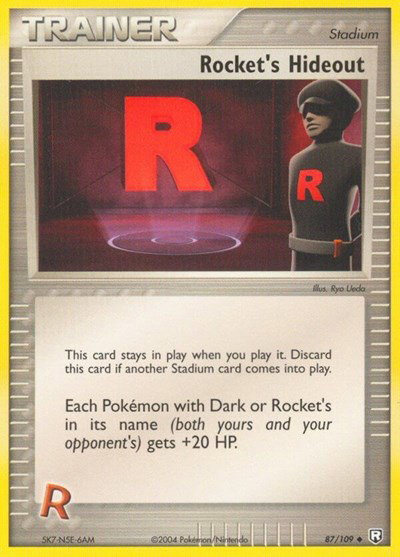 Rocket's Hideout 87 — EX Team Rocket Returns