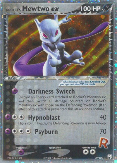 Rocket's Mewtwo ex 99 — EX Team Rocket Returns
