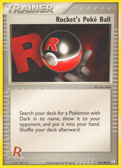 Rocket's Poke Ball 89 — EX Team Rocket Returns