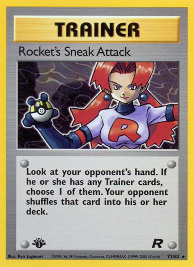 Rocket's Sneak Attack (72) 72 — Team Rocket