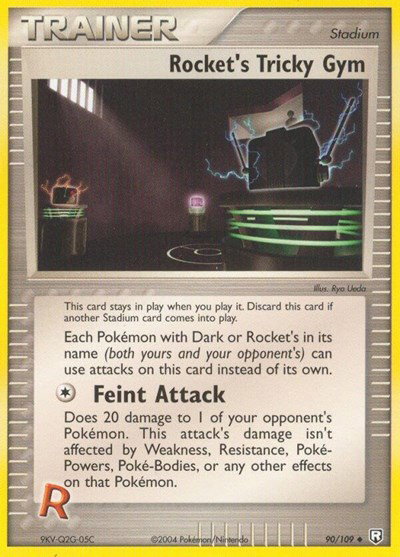 Rocket's Tricky Gym 90 — EX Team Rocket Returns