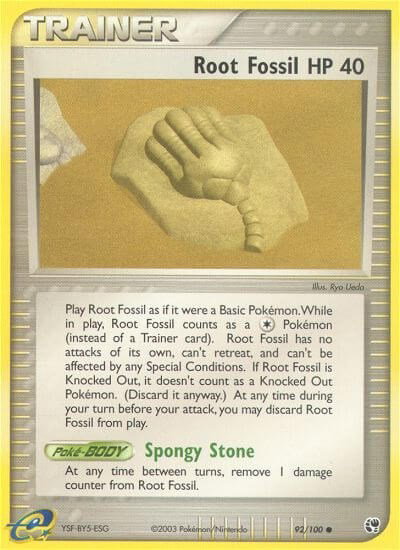 Root Fossil 92 — EX Sandstorm