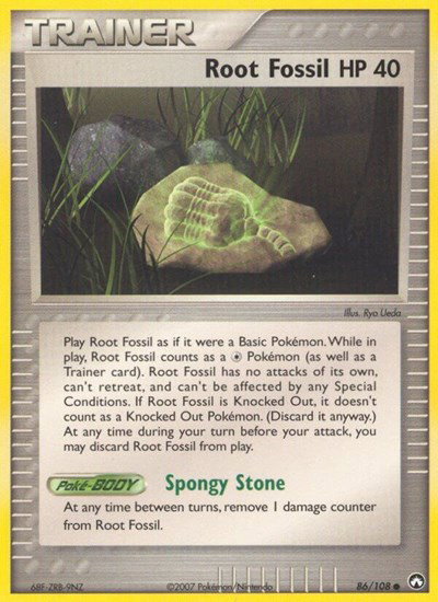 Root Fossil 86 — EX Power Keepers