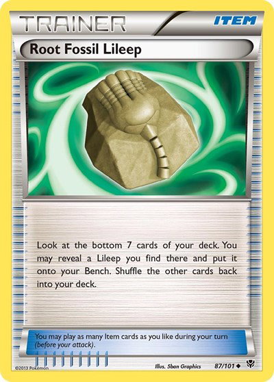 Root Fossil Lileep 87 — Plasma Blast