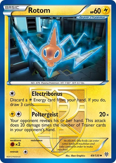 Rotom (Team Plasma) 49 — Plasma Storm