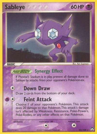 Sableye 22 — EX Power Keepers