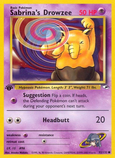 Sabrina's Drowzee 92 — Gym Heroes