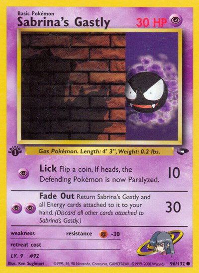 Sabrina's Gastly (96) 96 — Gym Challenge