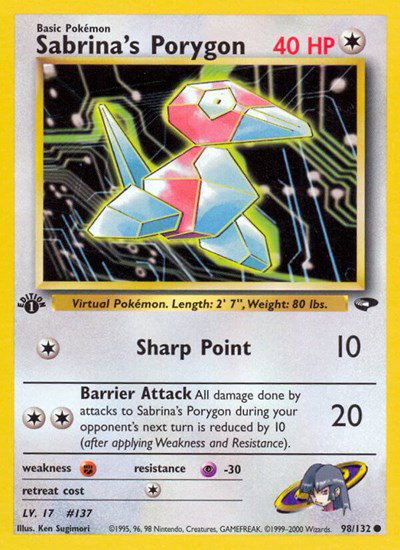 Sabrina's Porygon 98 — Gym Challenge