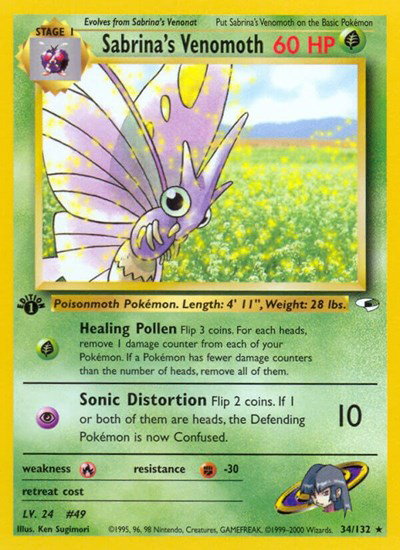 Sabrina's Venomoth 34 — Gym Heroes