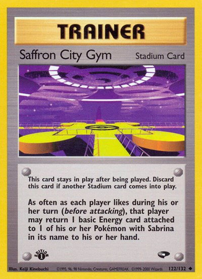 Saffron City Gym 122 — Gym Challenge