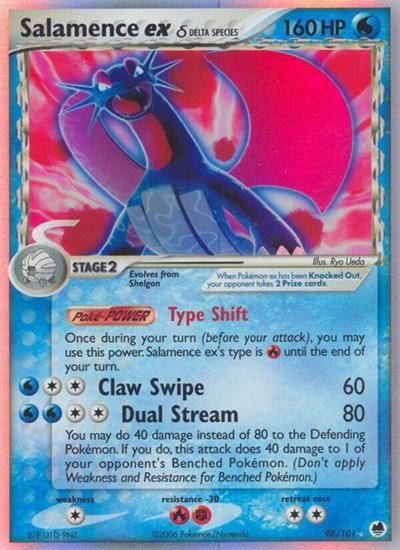 Salamence ex (Delta Species) 