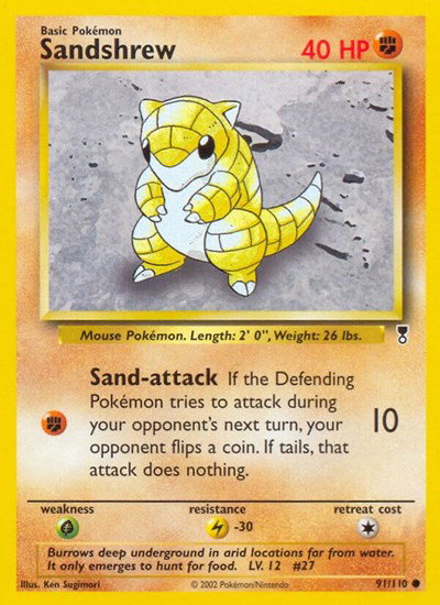 Sandshrew 91 — Legendary Collection