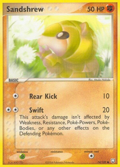 Sandshrew 74 — EX Team Rocket Returns
