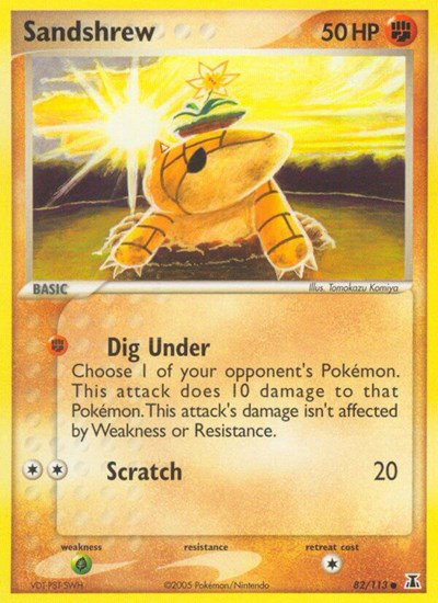 Sandshrew 82 — EX Delta Species