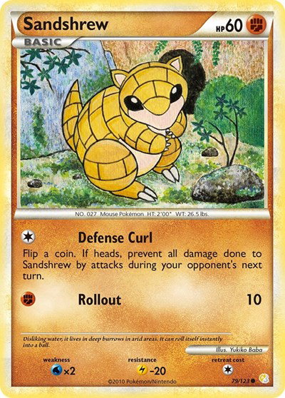 Sandshrew 79 — HeartGold SoulSilver