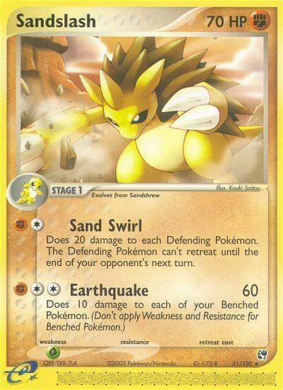 Sandslash 21 — EX Sandstorm