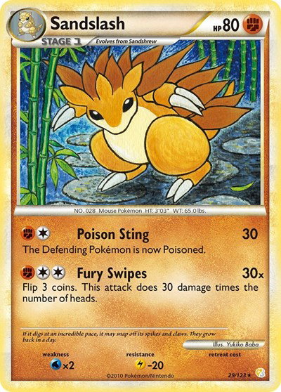 Sandslash 29 — HeartGold SoulSilver