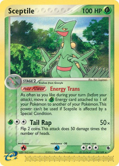 Sceptile (20) 20 — EX Ruby & Sapphire