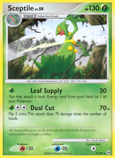 Sceptile (31) 31/99 — Platinum Arceus