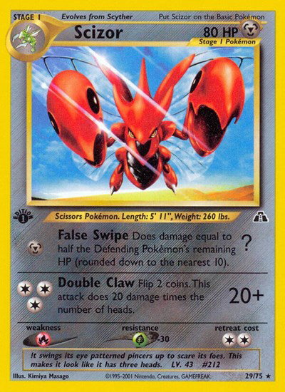 Scizor (29) 29 — Neo Discovery