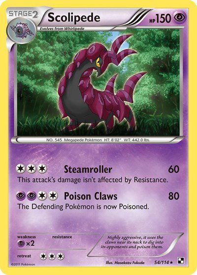 Scolipede 54 — Black and White