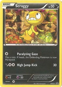 Scraggy (Cosmos Holo) BW25 — Black and White Promos