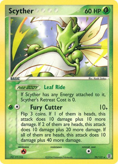 Scyther 29 — EX FireRed & LeafGreen