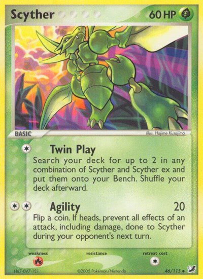 Scyther 46/115 — EX Unseen Forces