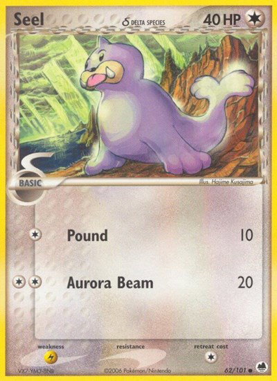 Seel (Delta Species) 62/101 — EX Dragon Frontiers