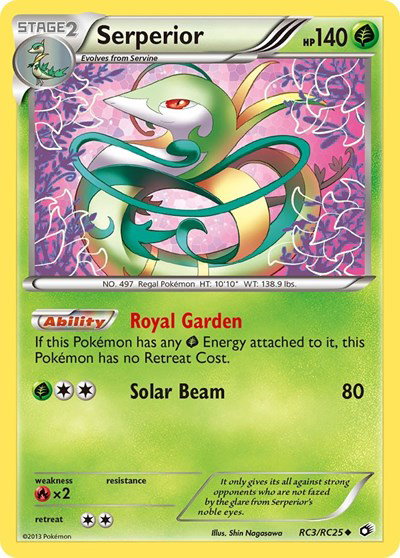 Serperior RC3 — Legendary Treasures: Radiant Collections