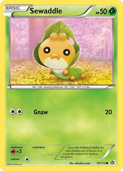 Sewaddle (10) 10 — Legendary Treasures