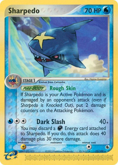 Sharpedo 22 — EX Ruby & Sapphire