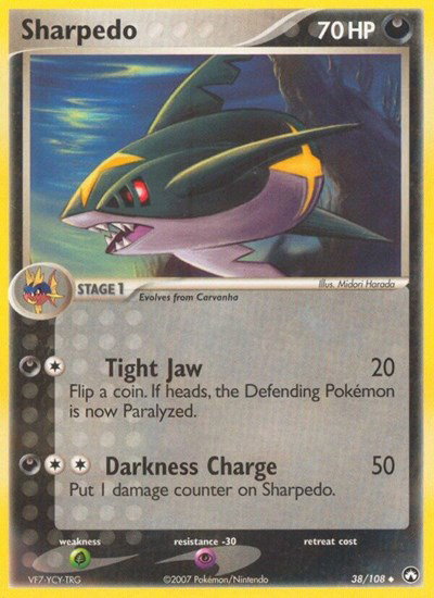 Sharpedo 38 — EX Power Keepers