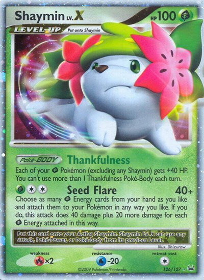 Shaymin Lv.X (Land Forme) 126 — Platinum