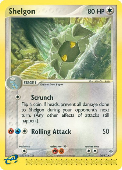 Shelgon (20) 20 — EX Dragon