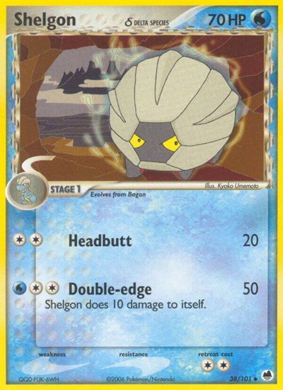 Shelgon (Delta Species) 38/101 — EX Dragon Frontiers