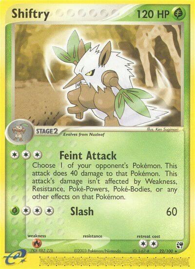 Shiftry (22) 22 — EX Sandstorm