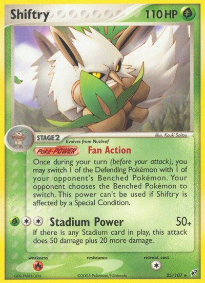 Shiftry 25 — EX Deoxys