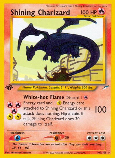Shining Charizard 107 — Neo Destiny