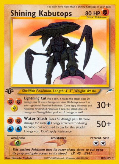 Shining Kabutops 108 — Neo Destiny